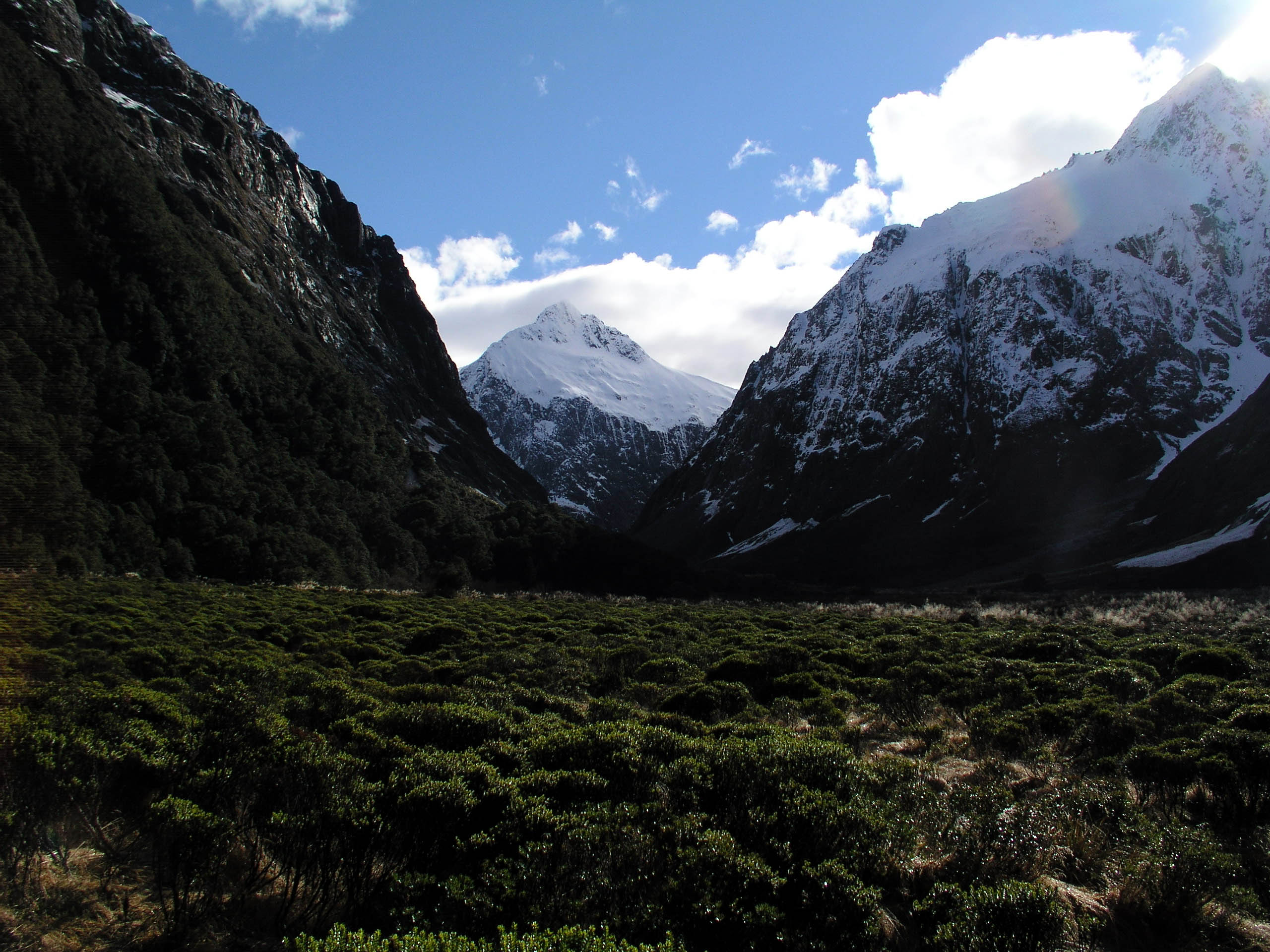 Portrait of mountains